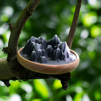 Diffuseur en pierre d'arôme en terre de diatomées en forme de montagne, aromathérapie zen, désodorisant d'ambiance en plâtre pour chambre, vente en gros