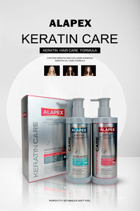 Kit de soin capillaire à la kératine Alapex 98% Lissage des cheveux <span class=keywords><strong>Sans</strong></span> sulfate et <span class=keywords><strong>sans</strong></span> sodium Soins hydratants quotidiens Shampooing Masque capillaire - Product Image 6