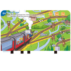 Máquinas de aprendizaje de lectura de puntos Almohadilla de pensamiento de lógica de audio Juguetes educativos con sonido para niños Mejorar la inteligencia - Product Image 5