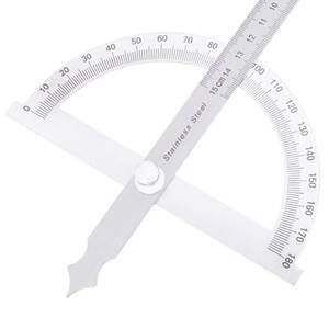 0-10cm 180 gradi goniometro Metal Angle Finder righello angolare strumenti per la lavorazione del legno righello di misurazione misuratore di angolo goniometro - Product Image 1