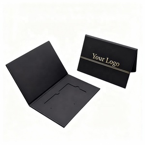 Boîte cadeau pour carte VIP de 3,4 x 2,2 pouces, petite boîte d'emballage pour bon cadeau, boîte de rangement pour cartes à collectionner - Product Image 1