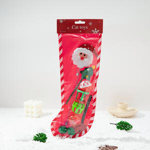 Kerst Interactieve Speelgoed Set Voor Katten Hout En Plastic Catnip Muis Bal Kauwen En Pluche Huisdier <span class=keywords><strong>Nip</strong></span> Speelgoed Voor Hond Spelen - Product Image 6