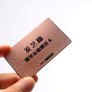 Tarjeta de Presentación NFC de Metal Rojo en Blanco de la Mejor Calidad, Fabricante Chino - Product Image 2