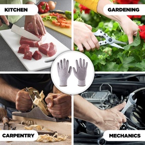 Guantes Anticorte Nivel 5, Guantes Resistentes a la Abrasión con Recubrimiento de PU para Trabajo Personal - Product Image 6