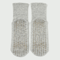 Chaussettes de Pilates personnalisées pour femmes, logo personnalisé, coton épais, antidérapantes, respirantes, chaussettes de yoga, chaussettes de sport en silicone