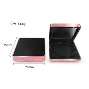 Spot maquillage 15g boîte à coussin <span class=keywords><strong>d</strong></span>'<span class=keywords><strong>air</strong></span> carré luxe ABS fondation maquillage boîte <span class=keywords><strong>de</strong></span> <span class=keywords><strong>rangement</strong></span> avec bouffée et miroir couvercle noir - Product Image 5