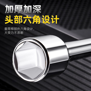 Clé à pneus pliable 17-23 mm, outil manuel robuste et haute résistance pour la réparation des pneus - Product Image 5