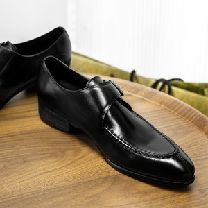 Zapatos Oxford Clásicos Británicos de Alta Calidad, de Cuero Genuino, Formales, para Hombre, de Negocios, con Cordones, Punta Cuadrada, Ligeros y Transpirables - Product Image 3