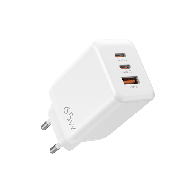EN62368 European GaN Tech PD 65W GaN PPS Fast Charger USB Charger PD QC Wall Charger for Mobile Phone iPad Tablet Iphone14