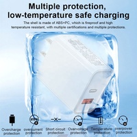 Adaptateur Chargeur Mural Multi-Fonction USB C HNT, Double Port USB et Type-C, PD20W et QC18W, Charge Rapide pour Téléphone, Vente en Gros