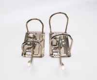 Mecanismo de Clips Metálicos de Níquel y Hierro de 3 Pulgadas (55 mm) para Archivadores de Oficina, para Organización de Papel