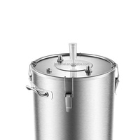 Cuve de Fermentation Conique en Acier Inoxydable 30 60 70 100L pour Brassage Maison, Fût de Stockage Kit de Fermentation Vinicole