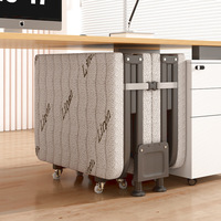 Lit pliant multifonctionnel pour la sieste au bureau, le travail en heures supplémentaires, lit simple, lit d'appoint pour dortoir, hôtel, hôpital