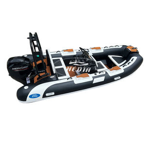 <span class=keywords><strong>Bateau</strong></span> pneumatique à coque rigide en aluminium PVC Hedia 13 pieds, modèle populaire RIB 390, pour la pêche et le canoë, à vendre - Product Image 4