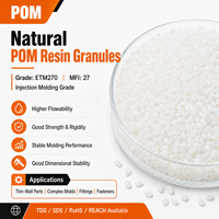 Granulés de résine POM brute Taiyi F20-03/F25-03, qualité injection de précision, haute résistance mécanique, MFI27 supérieur, pour l'automobile