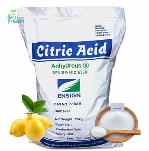กรดซิตริก25กก. ผู้ผลิตกรดซิตริกเกรดอุตสาหกรรมในประเทศจีน - Product Image 1
