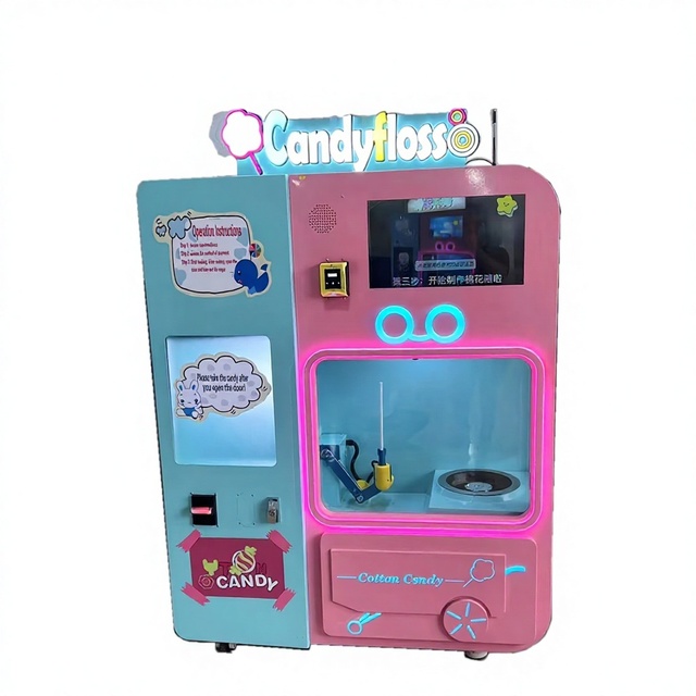 Hot Sale Chinese Made Cotton Candy Vending Machine Commercial Arcade Equipment