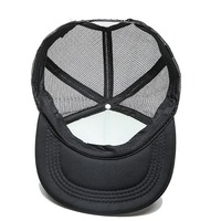 Gorra de malla de 5 paneles estilo camionero informal de verano para niños con logotipo y personaje bordados en 3D