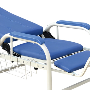 Poltrona per Sala d'Attesa Ospedaliera, Sedia per Trasfusione con Pedale, Completamente Reclinabile per Infusioni a Lungo Termine - Product Image 3