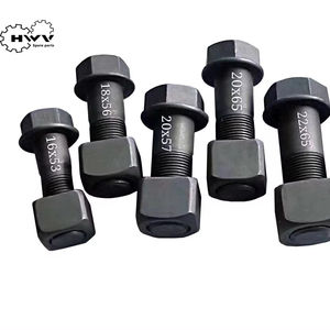 Bulldozer Parts D375 Baut Sepatu Bantalan <span class=keywords><strong>Track</strong></span> <span class=keywords><strong>Link</strong></span> dan Mur 195-32-61210 195-32-61220 - Product Image 1