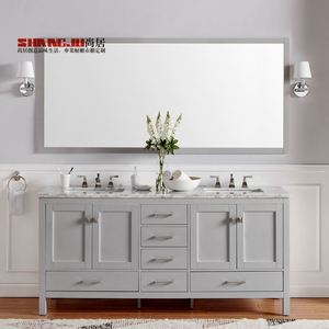 Metal Drawer Italian Bathroom Mobility Swing Teak Impressions Vanity - Product Image 5