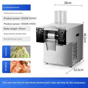Máquina Comercial Totalmente Automática para Hacer Nieve de Leche y Smoothies de Mango, Trituradora de Hielo de Acero Inoxidable - Product Image 3