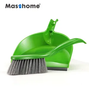 Masthome Cheap home cleaning multi-functional Daily cleaning necessity short handle brush plastic mini dustpan set