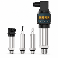 Transmetteur de pression différentielle, alimentation en eau à pression constante, affichage numérique en silicium diffusé, acier inoxydable 0-50KPA