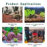 Poudre de roche volcanique haute performance pour barbecue, substrat de filtration pour aquarium et terrarium, matériau filtrant pour aménagement paysager