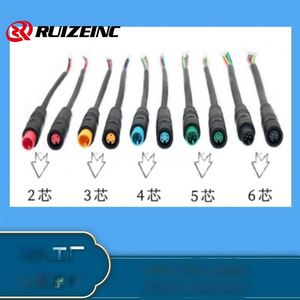 E-BIKE Speed SENSOR M F สายต่อ M8 2 3 4 5 6พินไฟฟ้ากันน้ำสำหรับการแสดงผลจักรยานไฟฟ้าประกอบสายทองแดง - Product Image 2