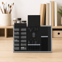 Juego de Destornilladores JAKEMY YF-P14 141 en 1 para Reparación de Electrónicos, con Tapa Giratoria de 360°, Eje Flexible y Puntas Magnéticas