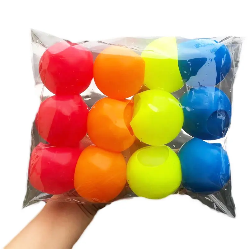 Summer Silicone Toy Splash Ballon Refillable Self Sealing Magic Reusable Water Balloon For Quick Easy Reusable Water Bombs Ball