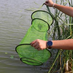 Nouveau filet de pêche pliable Xiaoyul – Sac de pêche en maille de nylon anti-sautement, anti-accrocs, séchage rapide – Petites, moyennes et grandes tailles - Product Image 3
