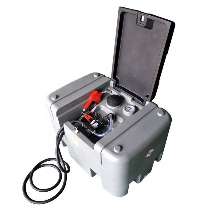 400 л/106 галлонов Поли дизельный трансферный топливный бак портативный бак с насосом 12 В для грузовика трактора сельскохозяйственной техники