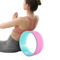Rueda de ejercicio de yoga Pilates para aliviar el dolor de espalda y terapia muscular Rueda de yoga