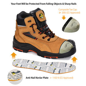 Vente chaude acier orteil anti-dérapant Anti statique Protection formation chaussures d'escalade chaussures de sécurité confortables botte de travail tactique - Product Image 6