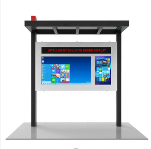 65 InchOutdoor intelligente bacheca Display grande schermo orizzontale Digital Signage LCD chiosco per notizie e giornalismo - Product Image 5
