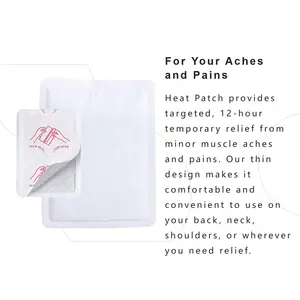 Luft aktivierte Colic Relief Warmer Pack Heat Wrap Einweg-Heizkissen Hot Pack Heat Patches Menstruation zur Schmerz linderung