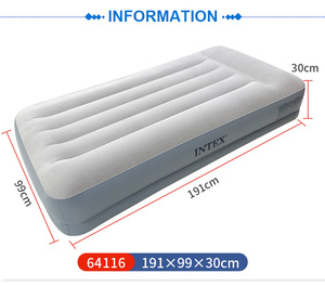 COLCHÓN INFLABLE 64116 TWIN PILLOW REST DE ALTURA MEDIA CON TECNOLOGÍA FIBER-TECH <span class=keywords><strong>BIP</strong></span> - Product Image 5