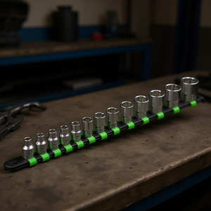 Socket <b>Set</b> 13 <b>Pc</b> Metric Chrome Vanadium Steel With Organizer For Auto Repair Tools - Product Image 3