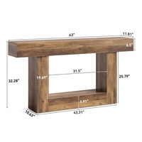 Longue ferme étroite entrée canapé Table en bois salon entrée couloir Console Table