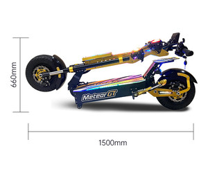 10000W High-Power Dual-Motor Skateboard, <b>72V</b>, 110KM/H Top Speed, Foldable - Product Image 4