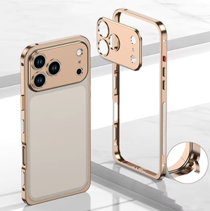 Custodia per telefono di lusso con telaio metallico per dissipazione del calore per <span class=keywords><strong>iPhone</strong></span> 17 Air 16 15 14 <span class=keywords><strong>13</strong></span> Pro Max, cover posteriore con protezione indipendente per la <span class=keywords><strong>fotocamera</strong></span> - Product Image 3