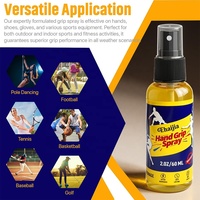 Spray de craie liquide antidérapant de haute qualité, incolore, sans tache, sec et antidérapant, adapté au pole dance et au golf fitness