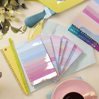 Bloc-notes autocollant fluorescent personnalisable 8*13CM BOYI, notes adhésives, planificateur de messages et liste de tâches, autocollant décoratif