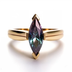 High Quality Lab Grown Color Change Gemstone Synthetic Alexandrite Corundum Fancy Cut Loose Gemstone - Product Image 5