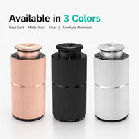 Diffuser Aroma Mobil Komersial 10ml 20ml, Diffuser Minyak Esensial Aluminium, Timer Tipe-C, Kemasan Kustom Pabrik, Pasokan B2B