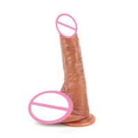 Entrega rápida Super Long Skin Hyper Dildo Silicona líquida Vibrador realista Vibradores telescópicos Producto de tienda sexual para mujer