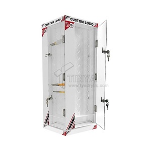 Expositor <span class=keywords><strong>de</strong></span> Cuchillos LED con Luz, Caja <span class=keywords><strong>de</strong></span> Sombra Giratoria <span class=keywords><strong>de</strong></span> Acrílico con Cerradura para Cuchillos Militares Plegables, Vitrina <span class=keywords><strong>de</strong></span> Sobremesa - Product Image 4