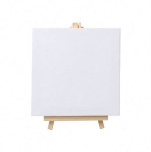 Tableau de dessin miniature en toile blanche personnalisé Bv0902 10x10 cm, kit de peinture pour enfants - Product Image 1